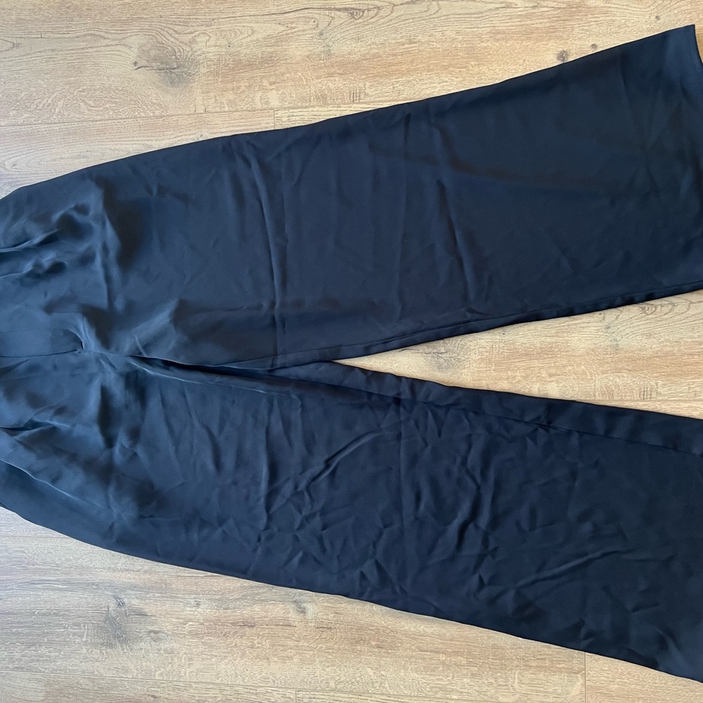 MELLODAY Black Wide-Leg Pants